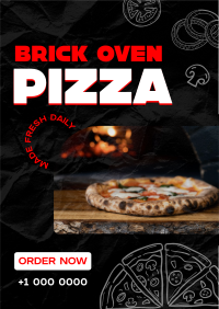 Delicious Homemade Pizza Flyer Design