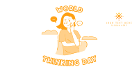 Woman Thinking Day Twitter post Image Preview