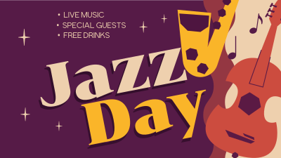 Special Jazz Day Facebook event cover Image Preview