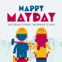 May Day Workers Event Linkedin Post Image Preview