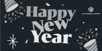 Festive New Year Twitter post Image Preview