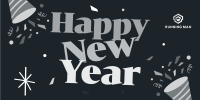 Festive New Year Twitter Post Image Preview
