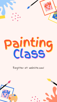 Quirky Painting Class Video Image Preview