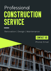 Construction Builders Flyer Image Preview