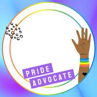 Pride Advocate Tumblr Profile Picture Design