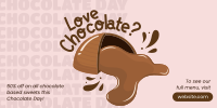 Love Chocolate? Twitter Post Design