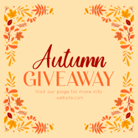 Autumn Giveaway Post Instagram post Image Preview