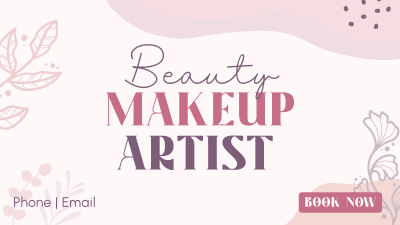 Beauty Make Up Artist Facebook event cover Image Preview