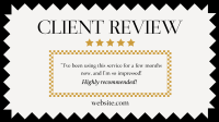 Elegant Feedback Testimonial Animation Preview