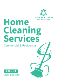 Home Cleaning Services Poster Design