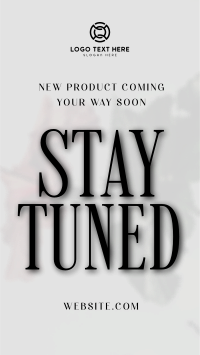 Minimalist New Product Stay Tuned  TikTok Video Design