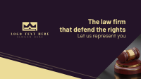 Law Firm Zoom Background Design