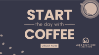 Morning Coffee Facebook Event Cover Design
