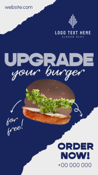Upgrade your Burger! TikTok Video Design