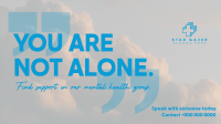 Not Alone Find Support Facebook Event Cover Image Preview