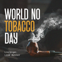 Minimalist Tobacco Day Instagram Post Design