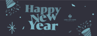 Festive New Year Facebook cover Image Preview