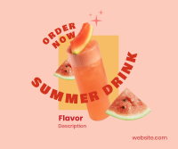 Summer Drink Flavor  Facebook post Image Preview
