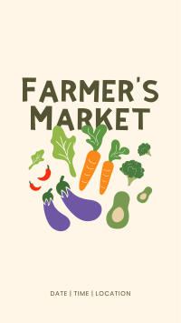 Farmers Market Instagram story Image Preview