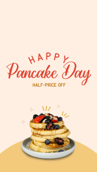 Pancake Promo Facebook Story Design