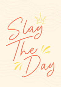 Slaying The Day Flyer Image Preview