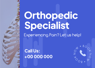 Orthopedic Specialist Postcard Image Preview