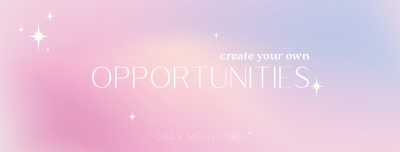 Dream Sparkling Gradient Facebook cover Image Preview