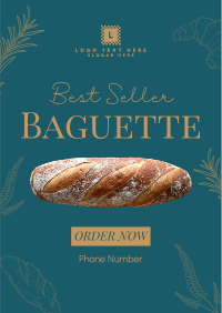 Best Selling Baguette Flyer Image Preview
