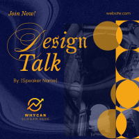 Modern Design Talk Instagram post Image Preview