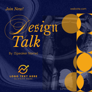 Modern Design Talk Instagram post Image Preview