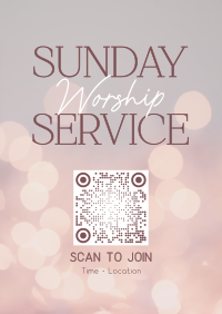 Sunday Worship Gathering Flyer Image Preview