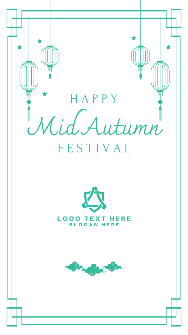 Mid Autumn Festival Lanterns Instagram Story Design Image Preview