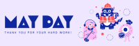 Fun-Filled May Day Twitter Header Design