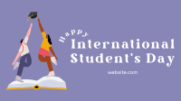 Student's Day Aim High Facebook Event Cover Design