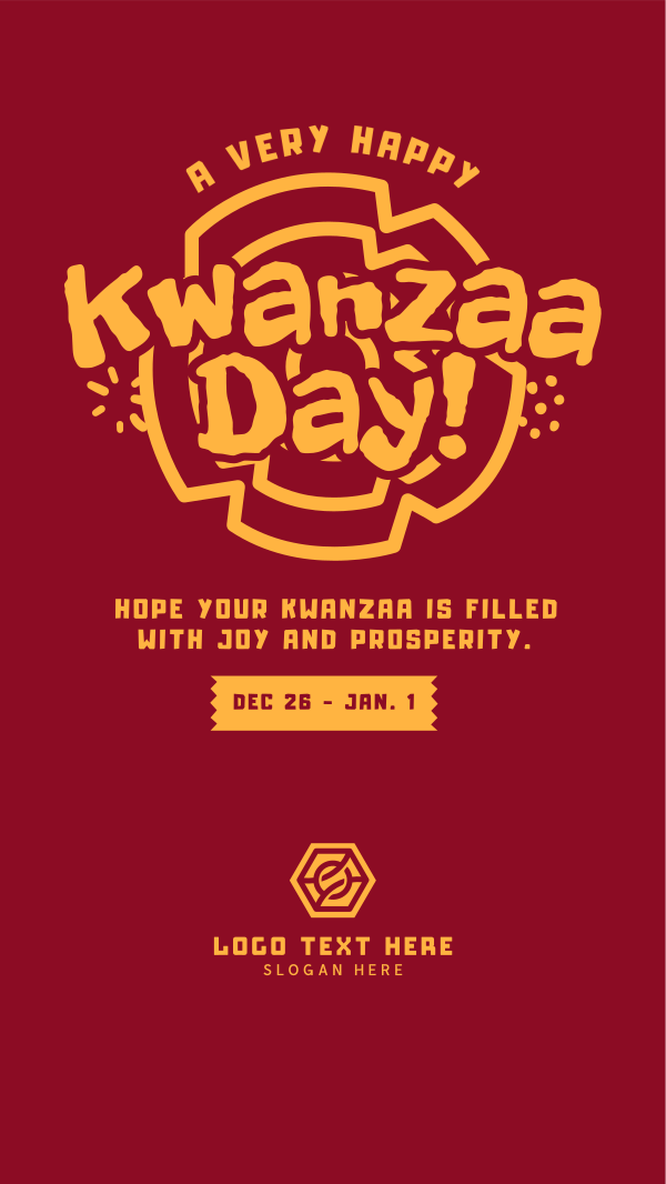 Kwanzaa Fest Instagram Story Design Image Preview