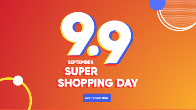 9.9 Super Sale Facebook event cover Image Preview