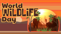 Modern World Wildlife Day Animation Design