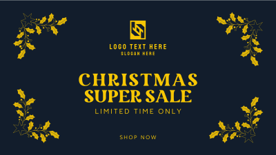 Christmas Super Sale Facebook event cover Image Preview