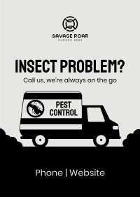 Pest Control Truck Poster Image Preview