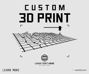 Custom 3D Print Facebook post Image Preview