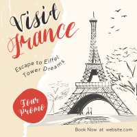 Eiffel Tower Dreams Instagram post Image Preview