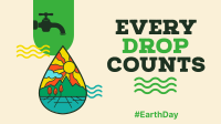 Every Drop Counts Facebook Event Cover Design