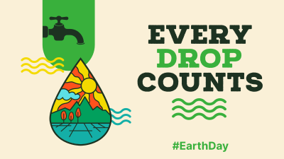 Every Drop Counts Facebook event cover Image Preview