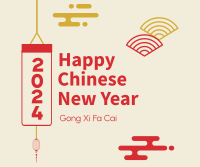 Chinese New Year Elements Facebook post Image Preview