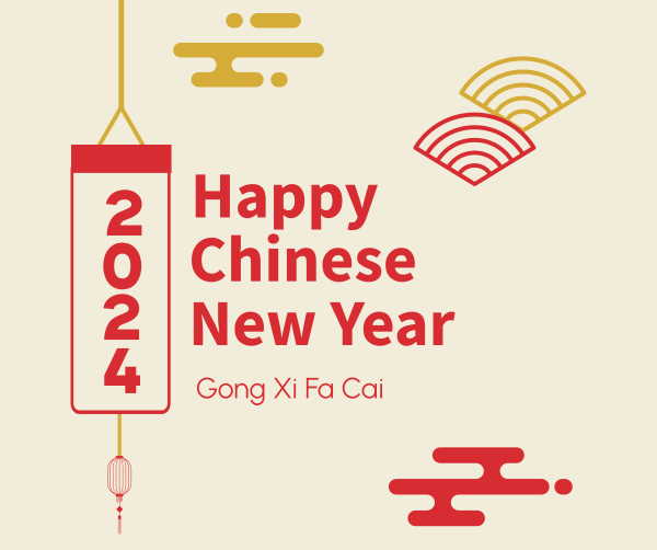 Chinese New Year Elements Facebook Post Design Image Preview