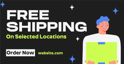 Cool Free Shipping Deals Facebook ad Image Preview