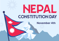 Nepal Day Postcard Design