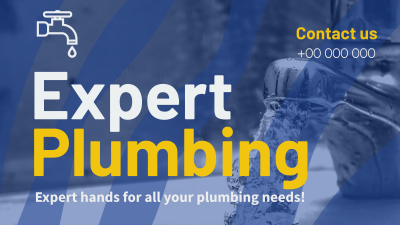 Clean Plumbing Works Facebook event cover Image Preview