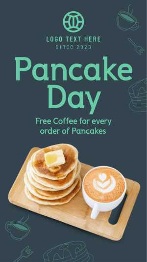 Pancake & Coffee Facebook story Image Preview