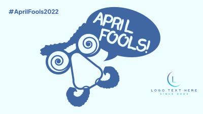April Fools Clown Facebook event cover Image Preview